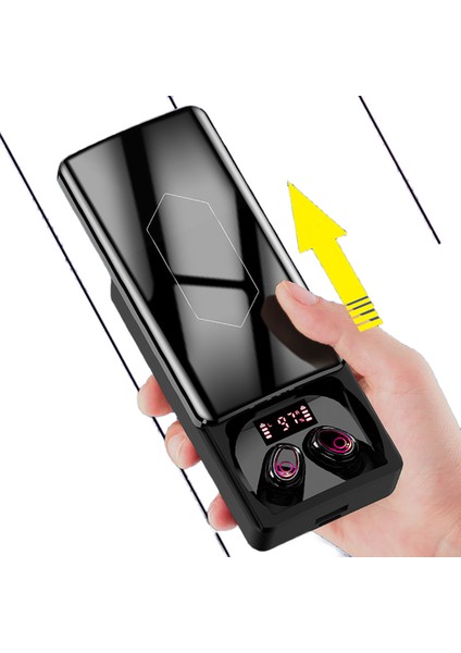 Bluetooth 5.1 Kulaklık 10000 Mah Şarj Kutusu Kablosuz Kulaklıklar 9d Stereo Spor Su Geçirmez Kulakiçi Kulaklıklar Ikili Mikrofonlu Kulaklıklar | Bluetooth Kulaklık ve Amp;kulaklık (Yurt Dışından)