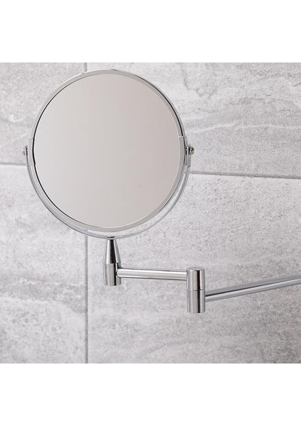 Bakır Güzellik Ayna Duvara Monte Katlanır Çift Taraflı Teleskopik Ayna Banyo Vanity Ayna 3 Kez Büyütme (Yurt Dışından)