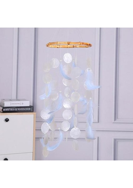 Doğal Kabuk Rüya Catcher Ev Süsler Yenilikçi Hediyeler Rüzgar Çanları Dreamcatcher Tüyler Açık Duvar Asma Dekorasyon | Rüzgar Çanları ve Amp;asılı Süslemeler (Yurt Dışından) modelleri