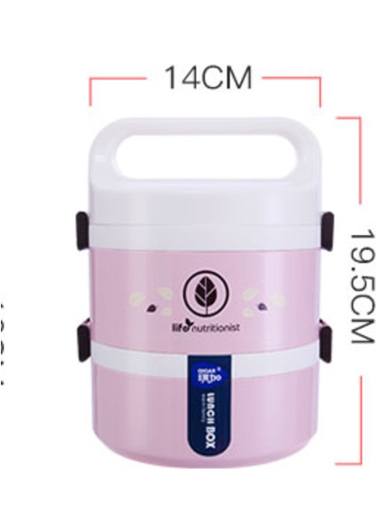 Mühür Sızdırmaz Mikrodalga Öğle Yemeği Kutusu Taşınabilir 2 Katmanlı Termo Termal Bento Kutusu Japonya Tarzı Okul Ofis Gıda Konteyner Seti | Öğle Yemeği Kutuları (Haki) (Yurt Dışından) fırsatları