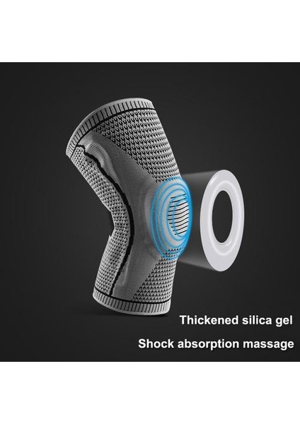 Silikon Diz Pedleri Full Diz Brace Askı Patella Medial Destek Güçlü Menisküs Sıkıştırma Koruma Spor Pedleri. | Dirsek ve Amp;dizlik (Yurt Dışından) modelleri