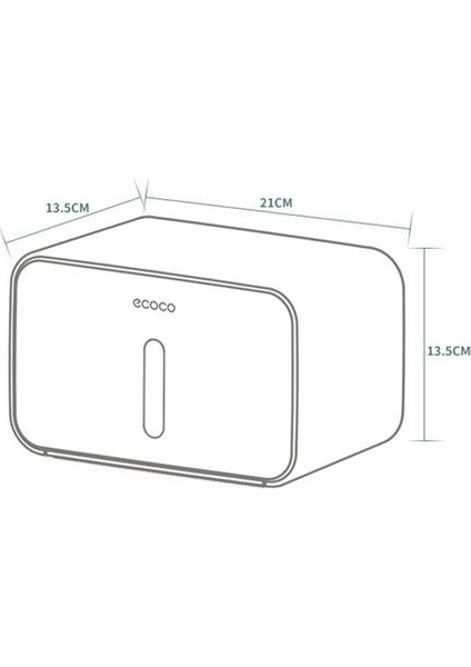 Doku Kutusu Duvara Monte Kağıt Rulo Tutucu Mutfak Kağıt Dağıtıcı Otel Tuvalet Kağıdı Dispenser Banyo | Doku Kutuları (Yurt Dışından)