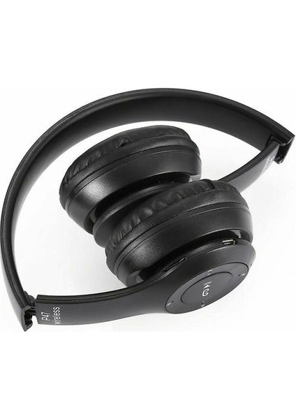 Katlanabilir Kablosuz Bluetooth Spor Kulaklıklar, Mıc, Copoz (Siyah) ile Gürültü Izleme Kulaklık (Yurt Dışından)