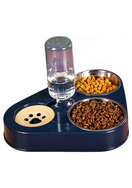 3 In 1 Köpek Besleyici Kase Köpek Su Şişesi Kedi Otomatik Içme Kase Paslanmaz Çelik Kase Pet Waterer Besleyici Kediler | Köpek Besleme (Yurt Dışından) fırsatları