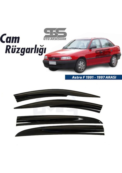 Cam Rüzgarlığı Opel Astra F 1991-1997 Arası Mügen Tip Piano Black