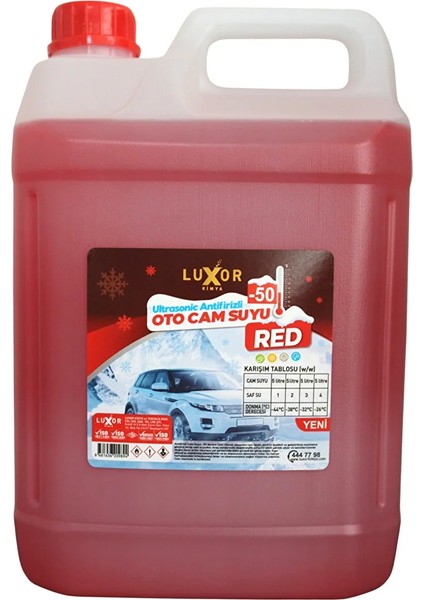 4 Mevsim -50 Derece Ultrasonic Antifirizli Oto Cam Suyu 5 Litre