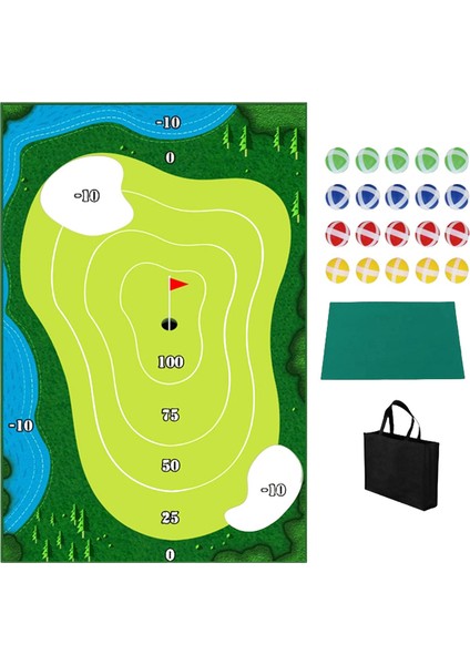 Açık Hava Kapalı Sporlar Için Chipping Golf Oyun Matı Uygulama Mat 3mm (Yurt Dışından)