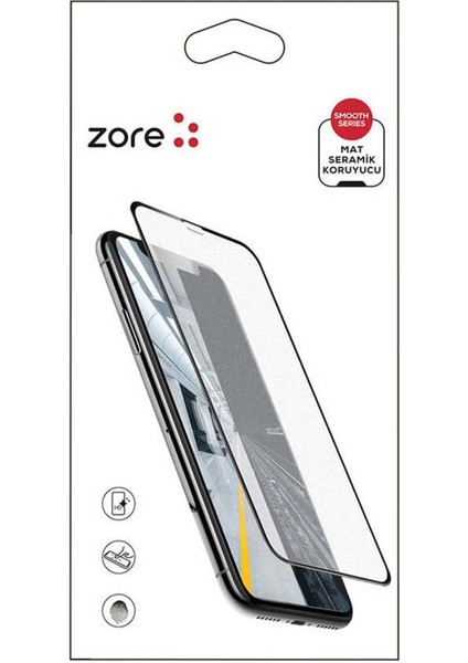 iPhone 15 Mat Seramik Ekran Koruyucu