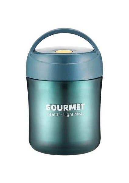 500ML Paslanmaz Çelik Bento Kutuları Isı Yalıtım Öğle Yemeği Kutusu Çorba Kahvaltı Okul Ofis Gıda Konteyner Mutfak Aksesuarları | Öğle Yemeği Kutuları (Mavi) (Yurt Dışından)