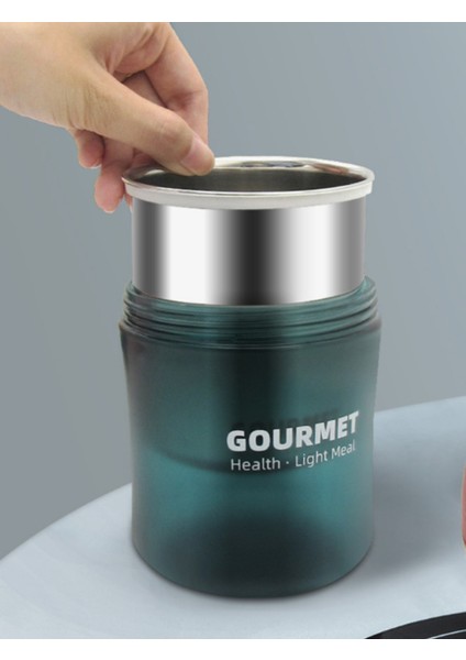 500ML Paslanmaz Çelik Bento Kutuları Isı Yalıtım Öğle Yemeği Kutusu Çorba Kahvaltı Okul Ofis Gıda Konteyner Mutfak Aksesuarları | Öğle Yemeği Kutuları (Mavi) (Yurt Dışından)