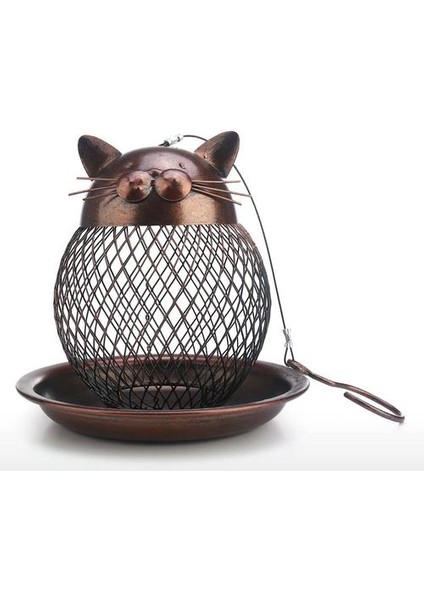 Yaratıcı Ev Mobilyaları Modern Metal Dekorasyon El Sanatları Retro Kitten Kuş Besleyici Kuş Kafesi Hayvan Kedi El Sanatları | Figürinler ve Amp;minyatürler (Yurt Dışından) fiyatları