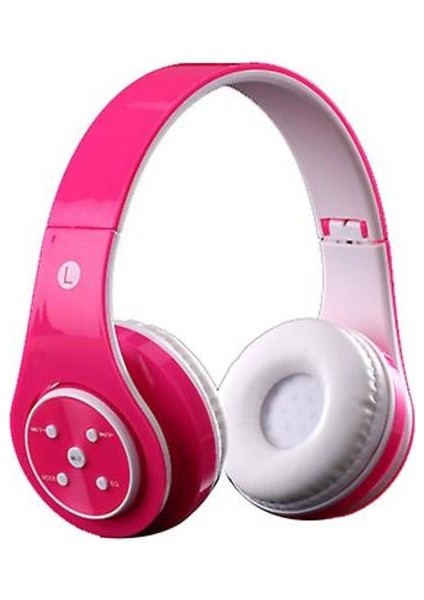 Kablosuz Bluetooth Aşırı Kulak Kulaklıklar Çocuklar Çocuk Hediyeler Için Stereo Kulaklık (Kırmızı) (Yurt Dışından)