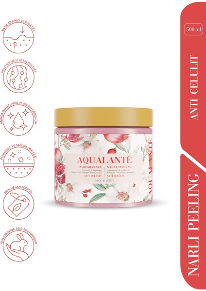 Nar Özlü Sıkılaştırıcı ve Aydınlatıcı Yüz & Vücut Scrub (Peeling) 500 ml