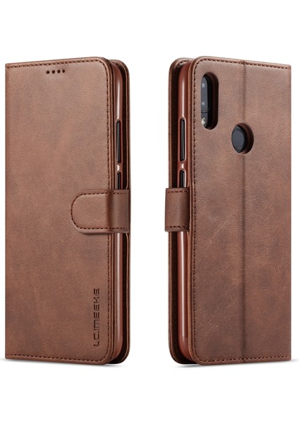 Xiaomi Redmi Için Deri Cüzdan Stand Kılıfı Not 7s/not 7/note 7 Pro (Hindistan) -Coffee (Yurt Dışından)