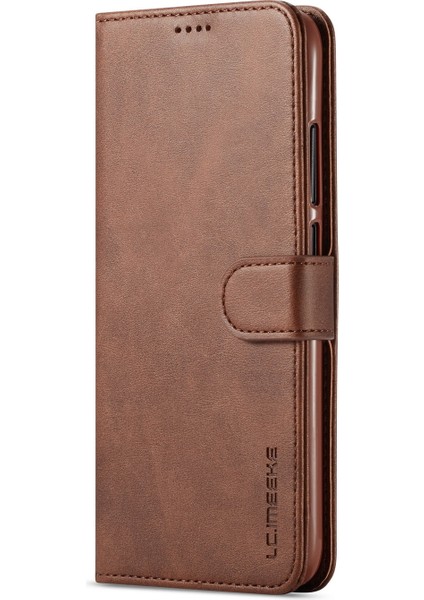 Xiaomi Redmi Için Deri Cüzdan Stand Kılıfı Not 7s/not 7/note 7 Pro (Hindistan) -Coffee (Yurt Dışından)