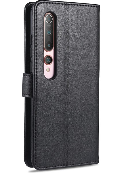 Xiaomi Mi 10/mi 10 Pro-Black Için Cüzdan Gövdesi ile Deri (Yurt Dışından) modelleri