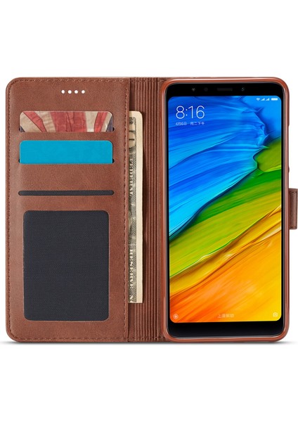 Xiaomi Redmi 8-Coffee Için Deri Cüzdan Kılıfı (Yurt Dışından)