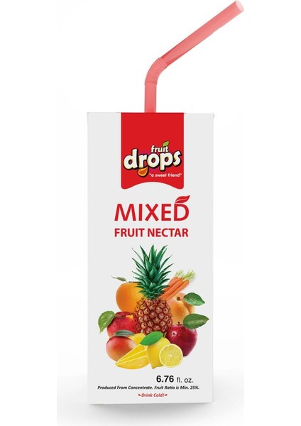 Fruıt Drops Karışık Nektarı 27 Adet 200 ml