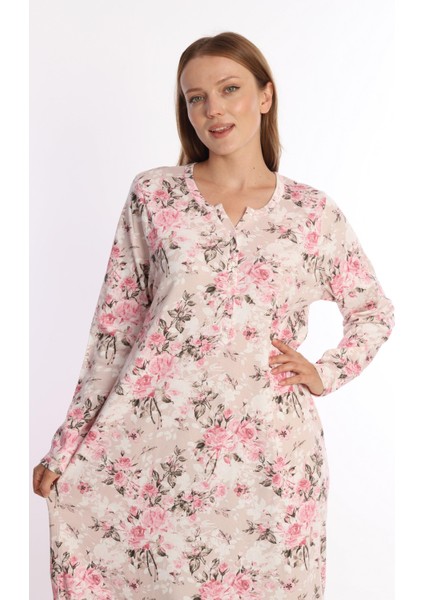 Kadın %100 Pamuk Uzun Ev Elbisesi Gecelik fırsatları