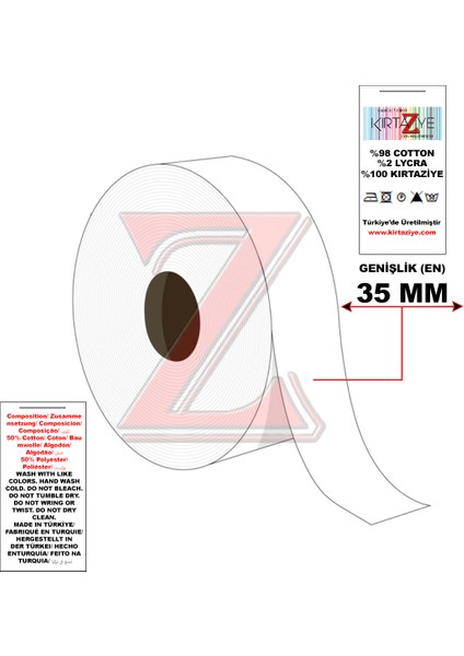 35X200 Hafif Yıkama Japon Akmaz (10 Rulo)