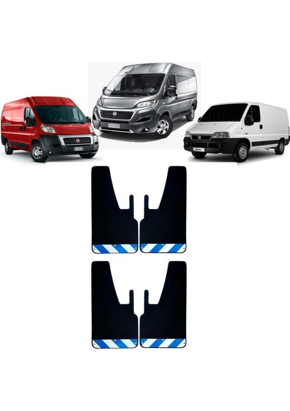Fiat Ducato Mavi-Beyaz Fosforlu 4'lü Paçalık Çamurluk Tozluk FIA0FX02703