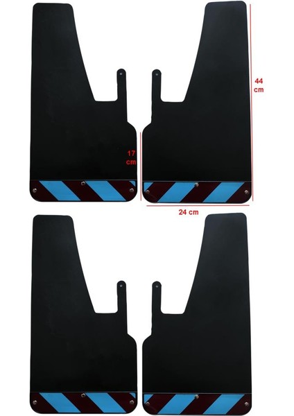 Mitsubishi L300 Bordo-Mavi Fosforlu 4'lü Paçalık Çamurluk Tozluk MIT0FX00904 fiyatları