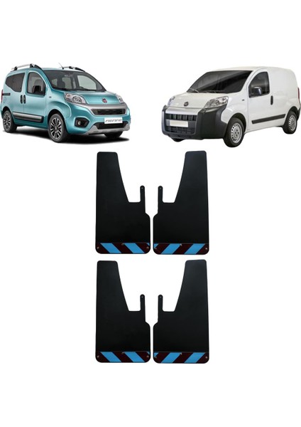 Fiat Fiorino Bordo-Mavi Fosforlu 4'lü Paçalık Çamurluk Tozlukk FIA0FX02604