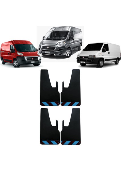 Fiat Ducato Bordo-Mavi Fosforlu 4'lü Paçalık Çamurluk Tozluk FIA0FX02704