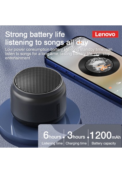 Lenovo/lenovo K3 Kablosuz Bluetooth Hoparlör (Yurt Dışından)