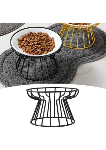 Seramik Mama Kabı Içme Besleme Kasesi Standı Yükseltilmiş Besleyici Yükseltilmiş Stand (Yurt Dışından)