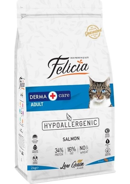 Somon Balıklı Düşük Tahıllı Hipoalerjenik Kedi Maması 2 kg