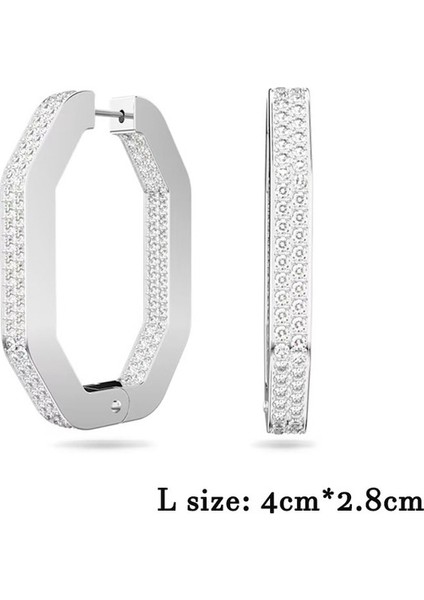 5618308 L Swa 2023 Yeni Moda Güzel Takı Zirkon Geometri Küpe Dextera Halka Küpe Yüksek Kalite Charms Kadınlar Için Noel Hediyesi (Yurt Dışından) fiyatları