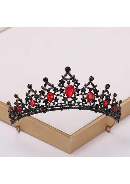 28 Barok Vintage Siyah Tiara ve Taçlar Kristal Rhinestone Düğün Saç Aksesuarları Kraliçe Prenses Taç Daha Fazla Tasarım Kafa Takı (Yurt Dışından) indirimleri