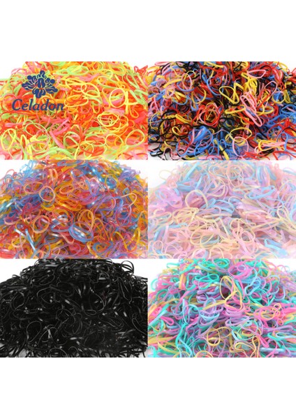 Stil 3 Yaklaşık 1000 Adet/torba 2018 Yeni Çocuk Bebek Saç Tutucular Lastik Bantlar Elastik Kızın Kravat Sakız Örgüler Saç Aksesuarları (Yurt Dışından) fiyatları