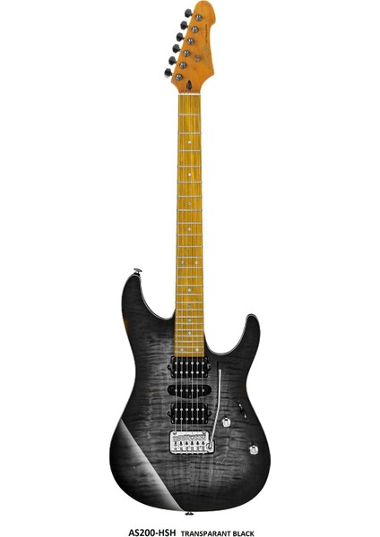 Hsh Elektro Gitar AS200 Bk