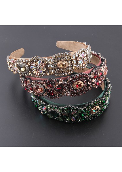 Stil 4 Yeni Moda Kişilik Rhinestones Dolu Muhteşem Barok Kafa Bandı Bayanlar Balo Hediye Sokak Atış Saç Aksesuarları Şapkalar 931 (Yurt Dışından) fiyatları