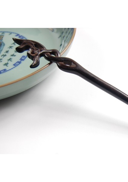 18 Yeni Antik Çin Firkete Çubukları Oyma Blackwood Basit Adım Sallamak Vintage Hanfu Elbise Ahşap Saç Çatal Klipler Aksesuarları (Yurt Dışından) modelleri