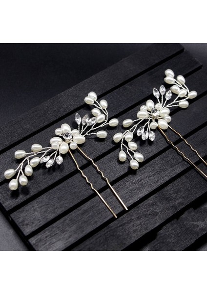 20 Adet Pins Kristal Inci Saç Tokası Saç Vine Tiaras Kafa Parçası Saç Tarak Kafa Bandı Tokalar Hairbands Aksesuarları Düğün Gelin Saç Takı (Yurt Dışından) fırsatları