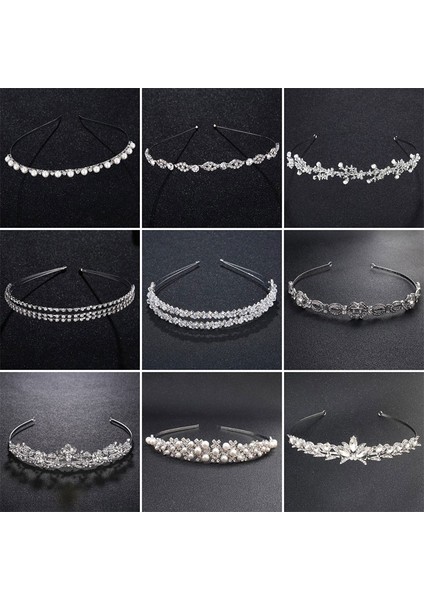 Şerit TS-J2741 Efily Düğün Tiaras ve Taçlar Kristal Lüks Takı Taklidi Bantlar Kadınlar Için Gelin Saç Aksesuarları Saç Bandı Hediye (Yurt Dışından) fiyatları