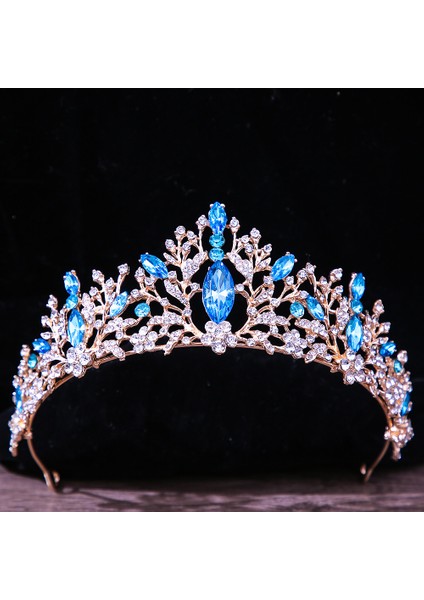 Altın Mor Dıezı Barok Vintage Prenses Kraliçe Gelin Taç Şapkalar Kristal Tiara Kadınlar Için Düğün Taç Saç Elbise Aksesuarları Takı (Yurt Dışından) fırsatları