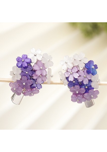 O Mor Güzel Çiçek Saç Klipleri Vintage Kelebek Tokalar Kolye Saç Tokaları Kadınlar Için Çin Tarzı Saç Takı Aksesuarları (Yurt Dışından) fiyatları