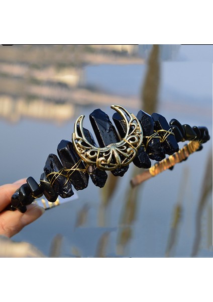 BF481 2023 Yeni Moda Düğün Ay Taç Gelin Saç Takı Hediyeler Için Tiaras Kristal Saç Aksesuarları Kadın Kafa Bandı Gelin Şapkalar (Yurt Dışından) indirimleri