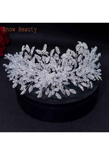 A315 A315 Kristal Gelin Headdress Tasarım Başlığı Kadınlar Için Tiaras Düğün Bantlar Pageant Balo Düğün Saç Takı Kraliçe Taç (Yurt Dışından) fırsatları