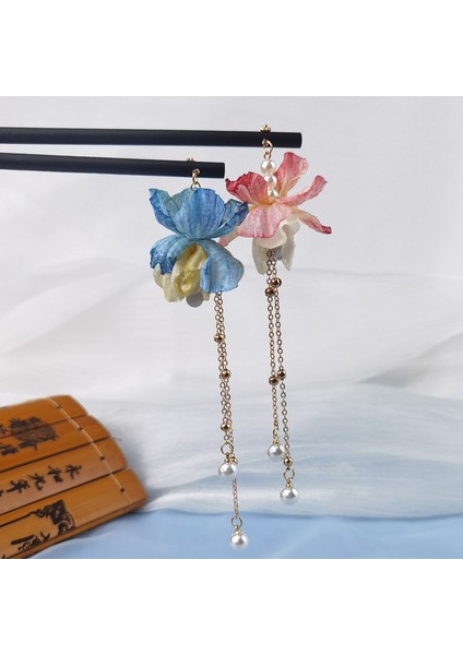 Yeni Bir Çin Firkete Ipek Çiçek Ahşap Firkete Fener Firkete Mizaç Retro Püskül Kadın Headdress Takı Aksesuarları (Yurt Dışından) modelleri