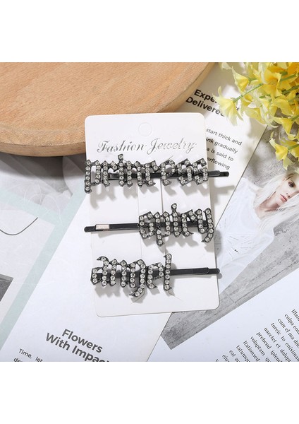 3 Adet 3 Adet/takım Moda Kristal Çiçek Saç Tokası Kadın Za Tokalar Düğün Gelin Saç Tokası Tokalarım Baş Aşınma Süs Saç Aksesuarları (Yurt Dışından)