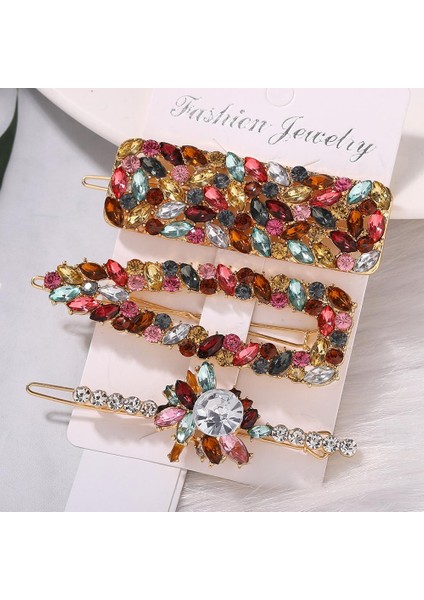 3 Adet 3 Adet/takım Moda Kristal Çiçek Saç Tokası Kadın Za Tokalar Düğün Gelin Saç Tokası Tokalarım Baş Aşınma Süs Saç Aksesuarları (Yurt Dışından) fiyatları