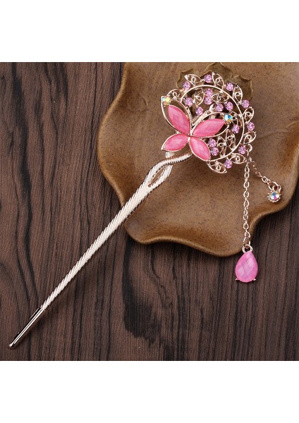 A07-(STIL Rastgele) Vintage Püskül Saç Sopa Tokalar Kadınlar Için Retro Disk Hairsticks Çin Japon Saç Çubuklarını Moda Headdress Takı (Yurt Dışından) modelleri