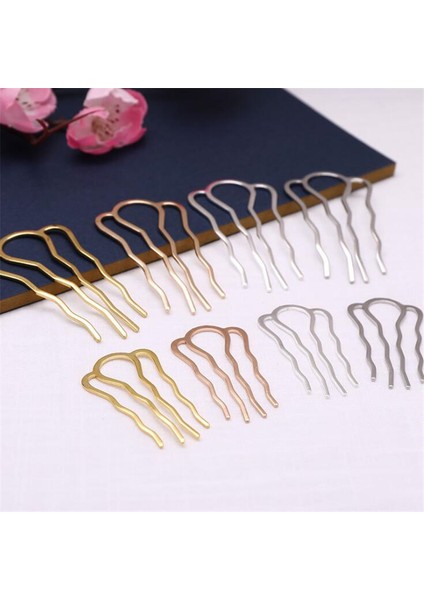 Ab 65X35MM 5 Adet 4 Diş Metal Saç Çatal Klip Sopa Tarak Diş Etleri Kadınlar Için Çin Gelin Tokalarım Aksesuarları Dekorasyon Takı Yapımı (Yurt Dışından) indirimleri