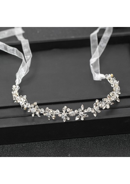 Gümüş Gümüş Renk Bantlar Kadınlar Için Gelin El Yapımı Kristal Rhinestone Tiaras Hairbands Düğün Saç Aksesuarları Kraliçe Kafa Bandı Hediye (Yurt Dışından) modelleri