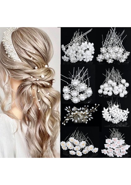 Gümüş 40 cm Yapraklar Gümüş Renk Inci Taklidi Düğün Saç Combs Saç Aksesuarları Kadın Aksesuarları Için Saç Süsler Takı Gelin Başlığı (Yurt Dışından) fiyatları